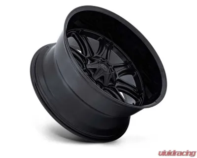 FUEL Off-Road Darkstar Wheel 20x10 8x165.1 -18mm Matte Black w/Gloss Black Lip - FC853MB20108018N