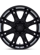 FUEL Off-Road Darkstar Wheel 20x10 8x165.1 -18mm Matte Black w/Gloss Black Lip                                     - FC853MB20108018N - Image 3