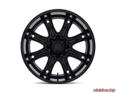 FUEL Off-Road Darkstar Wheel 20x10 8x165.1 -18mm Matte Black w/Gloss Black Lip - FC853MB20108018N
