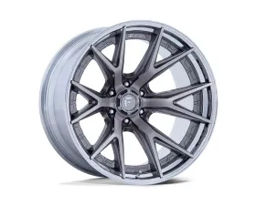 FUEL Off-Road Wheels FC402 Catalyst Wheel 20x9 8x165.1 1 Platinum With Chrome Lip