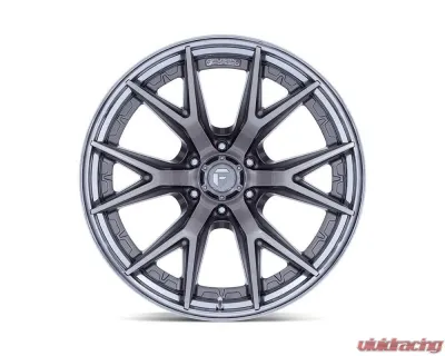 FUEL Off-Road Wheels FC402 Catalyst Wheel 20x9 6x139.7 20 Platinum With Chrome Lip - FC402AP20906820