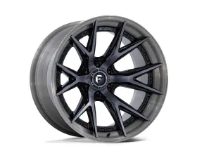 FUEL Off-Road Wheels FC402 Catalyst Wheel 20x9 8x165.1 1mm Gloss Black With Brushed Gray Tint Face & Lip
