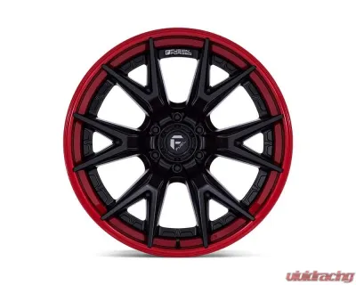 FUEL Off-Road Wheels FC402 Catalyst Wheel 20x9 6x135 20 Matte Black With Candy Red Lip - FC402MQ20906320