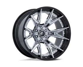FUEL Off-Road Wheels FC402 Catalyst Wheel 20x9 8x165.1 1mm Chrome With Gloss Black Lip
