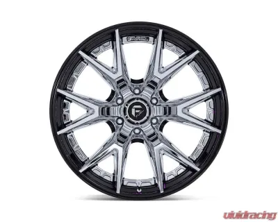 FUEL Off-Road Wheels FC402 Catalyst Wheel 20x9 6x139.7 20 Chrome With Gloss Black Lip - FC402PB20906820