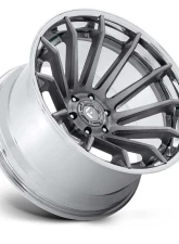 FUEL Off-Road Wheels FC403 Burn Wheel 20x9 6x135 1 Platinum With Chrome Lip                                     - FC403AP20906301 - Image 2