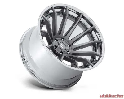 FUEL Off-Road Wheels FC403 Burn Wheel 20x9 6x135 1 Platinum With Chrome Lip - FC403AP20906301