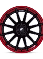 FUEL Off-Road Wheels FC403 Burn Wheel 20x9 6x139.7 1 Matte Black With Candy Red Lip                                     - FC403MQ20906801 - Image 3