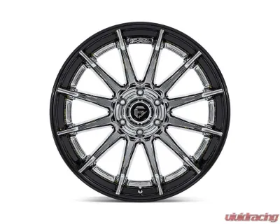 FUEL Off-Road Wheels FC403 Burn Wheel 20x9 5x127 1mm Chrome With Gloss Black Lip - FC403PB20905001