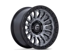FUEL Off-Road Wheels FC857 Rincon Wheel 17x8.5 6x139.7 -1 Matte Gunmetal With Black Lip