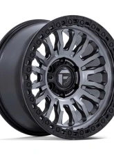 FUEL Off-Road Wheels FC857 Rincon Wheel 17x8.5 6x139.7 -1 Matte Gunmetal With Black Lip                                     - FC857AB17856801N - Image 3