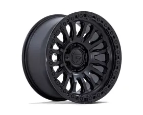 FUEL Off-Road Wheels FC857 Rincon Wheel 17x8.5 6x139.7 -1 Matte Black With Gloss Black Lip
