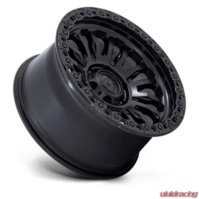 FUEL FC857 Rincon Wheel 20x9 5x139.7 1mm Matte Black w/ Gloss Black Lip - FC857MB20908501