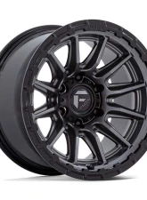 Fuel FC866 Piston 17x8.5 6x5.5 25mm Matte Gunmetal w/Gloss Black Lip                                     - FC866AB17856825 - Image 3
