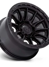 Fuel FC866 Piston 17x8.5 6x5.5 25mm Blackout w/Gloss Black Lip                                     - FC866MX17856825 - Image 2