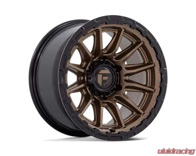 Fuel FC866 Piston 17x8.5 6x5.5 25mm Matte Bronze w/Gloss Black Lip - FC866ZB17856825