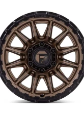 Fuel FC866 Piston 17x8.5 6x5.5 25mm Matte Bronze w/Gloss Black Lip                                     - FC866ZB17856825 - Image 3