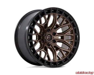 Fuel FC869 Sigma 20x10 5x127 -18mm Matte Bronze w/Matte Black Lip - FC869ZB20105018N