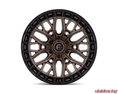 Fuel FC869 Sigma 20x10 5x127 -18mm Matte Bronze w/Matte Black Lip - FC869ZB20105018N