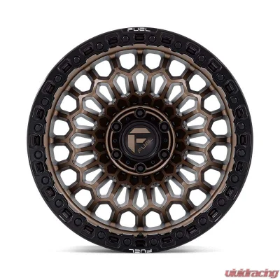 FUEL Off-Road Wheels FC870 Sinister 20x9 6x135 1mm Matte Bronze w/Matte Black Lip - FC870ZB20906301