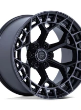 Fuel FC873 Charger 17x9 5x127 -12mm Gloss Black Brushed Face Dark Tint                                     - FC873BT17905012N - Image 3