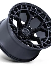 Fuel FC873 Charger 17x9 5x127 -12mm Gloss Black Brushed Face Dark Tint                                     - FC873BT17905012N - Image 2