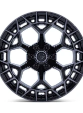 Fuel FC873 Charger 17x9 6x139.7 -12mm Gloss Black Brushed Face Dark Tint                                     - FC873BT17906812N - Image 3