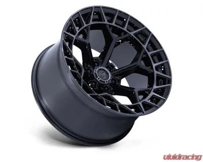 Fuel FC873 Charger 17x9 6x139.7 1mm Gloss Black Brushed Face Dark Tint - FC873BT17906801