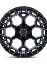 Fuel FC873 Charger 22x9.5 6x5.5 18mm Gloss Black Brushed Face Dark Tint                                     - FC873BT22956818 - Image 3