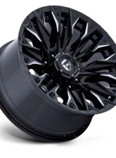 FUEL D803 Flame Wheel 20x9 8x165.1 20mm Gloss Black Milled                                     - D80320908257 - Image 2