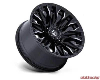 FUEL D803 Flame Wheel 20x9 8x165.1 20mm Gloss Black Milled - D80320908257