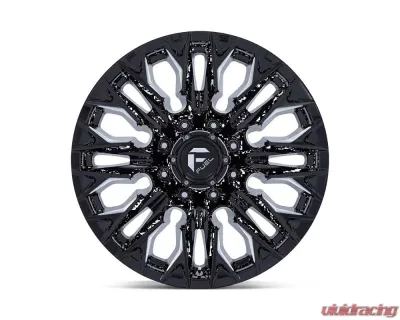 FUEL D803 Flame Wheel 20x9 8x165.1 20mm Gloss Black Milled - D80320908257