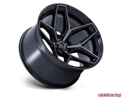 FUEL Off-Road Flux Wheel 20x10 5x127 | 5x5 -18mm Gloss Black Brushed Face w/ Gray Tint - FC854BT20105018N