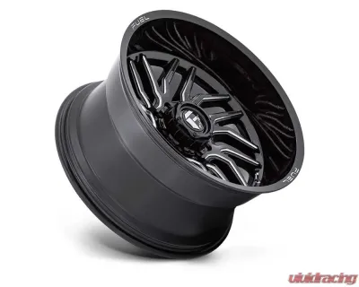 FUEL D807 Hurricane Wheel 20x9 5x150 20mm Gloss Black Milled - D80720905657
