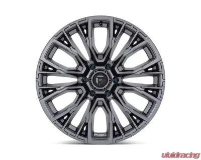 FUEL D848 Rebar Wheel 17x9 6x135 -12mm Matte Gunmetal - D84817908945