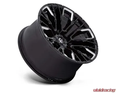 FUEL D849 Rebar Wheel 17x9 6x120 1mm Gloss Black Milled - D84917909450