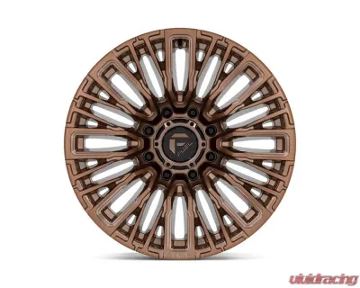 FUEL D850 Rebar Wheel 20x10 8x6.5 -18mm Platinum Bronze Milled - D85020008247