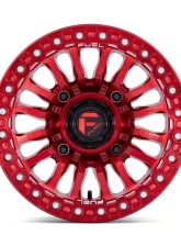 FUEL FV125 Rincon UTV Beadlock Wheel 15x7 4x137 10mm Candy Red                                     - FV125QX15704810 - Image 3
