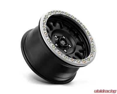 KMC KM234 Grenade Desert Beadlock Wheel 20x9 Blank -12mm Satin Black - KM2342900L712N