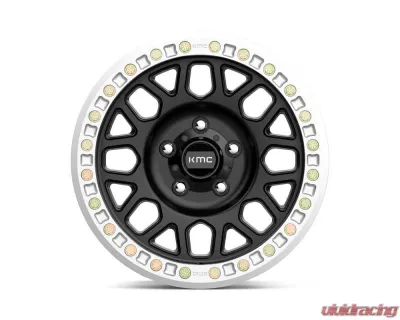 KMC KM234 Grenade Desert Beadlock Wheel 20x9 Blank -12mm Satin Black - KM2342900L712N