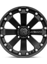 MSA Offroad M20 KORE Wheel 14x7 4x4x110 -52mm Satin Black                                     - M20-14710 - Image 3