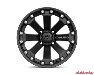 MSA Offroad M20 KORE Wheel 14x7 4x4x110 -52mm Satin Black - M20-14710
