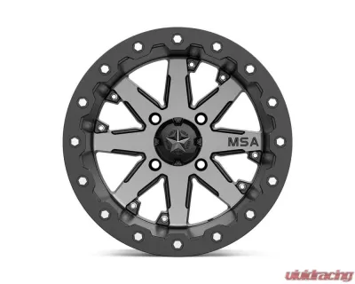 MSA Offroad M21 LOK Wheel 14x10 4x4x110 -10mm Charcoal Tint - M21-04010