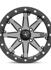 MSA Offroad M21 LOK Wheel 16x7 4x4x156 +0mm Charcoal Tint                                     - M21-06756 - Image 3