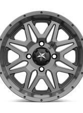 MSA Offroad M26 Vibe Wheel 14x7 4x4x156 +0mm Dark Tint                                     - M26-04756 - Image 3