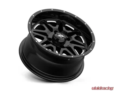 MSA Offroad M26 Vibe Wheel 14x7 4x4x156 +0mm Milled Gloss Black - M26-04756M