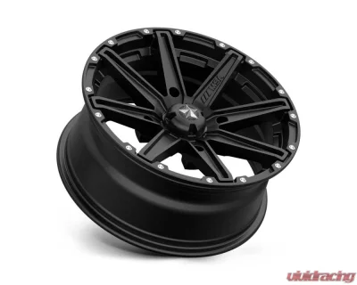 MSA Offroad M33 Clutch Wheel 16x7 4x4x137 +10mm Satin Black - M33-06737