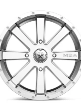 MSA Offroad M34 Flash Wheel 24x7 4x4x137 +0mm Chrome                                     - M34-024737C - Image 3