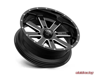 MSA Offroad M34 Flash Wheel 24x7 4x4x137 +0mm Gloss Black Milled - M34-024737M