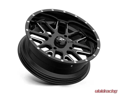 MSA Offroad M35 Bandit Wheel 18x7 4x4x156 +0mm Gloss Black Milled - M35-018756M